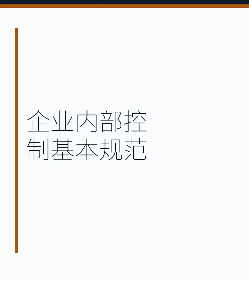 企业内部控制基本规范